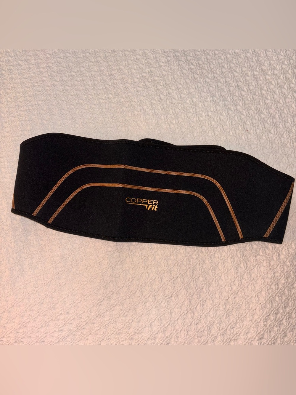 Copper Fit Black Compression Waist/Back Support Belt waist 39-50”